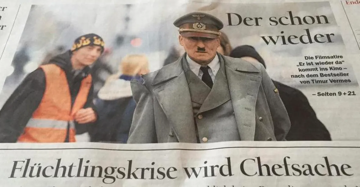 ‚Šéfova věc.‘ Redakce se omlouvá za Hitlera u článku o uprchlících