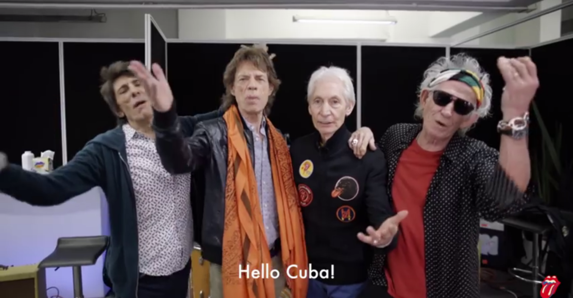 Rolling Stones lákají Kubánce na YouTube na historický koncert