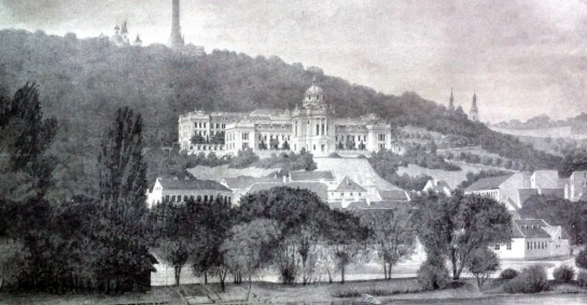 Amfiteátr na Petříně a Parlament na Letné. Megalomanské stavby, které nevznikly