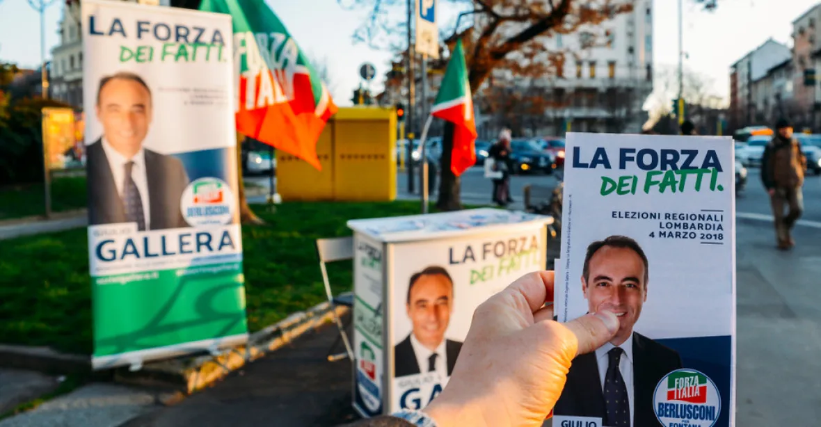 Vyhraje Berlusconi a Liga severu? Itálie očekává povolební pat