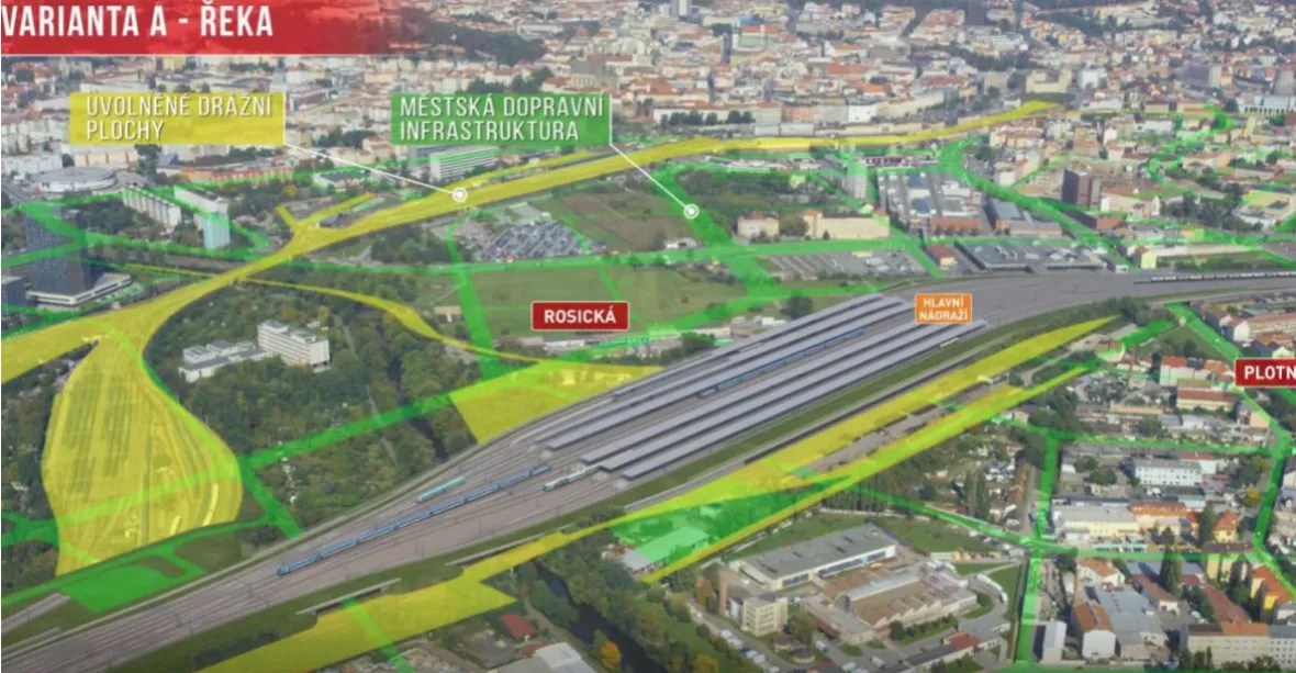 Brno už zase chce posunovat nádraží a k tomu „metro“
