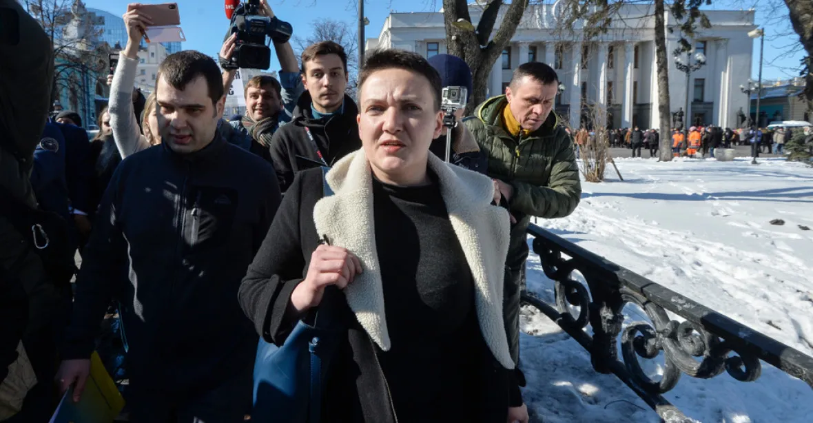 Uctívaná ukrajinská hrdinka Savčenková jde na dva měsíce do vazby
