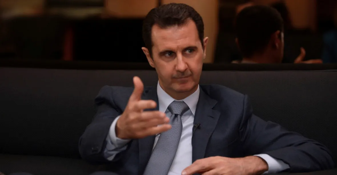 Západ si uvědomil, že v Sýrii ztrácí kontrolu, komentuje útok Bašár Asad