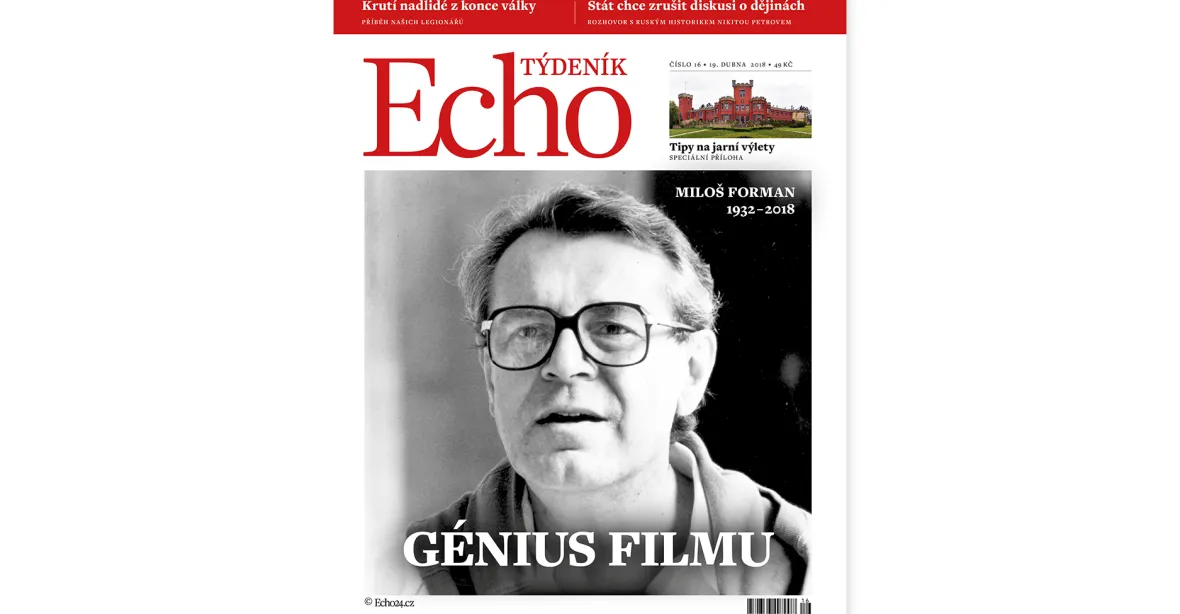 Týdeník Echo: Génius Miloš Forman, krocení Facebooku i proč vítězí Orbán