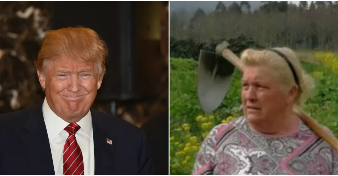 VIRÁLNÍ HIT: Donald Trump má dvojníka. Je jím španělská farmářka