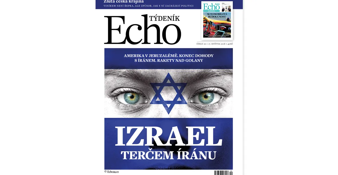 Týdeník Echo: Izrael jako terč, banky přestaly půjčovat, Babišem zamořené Česko