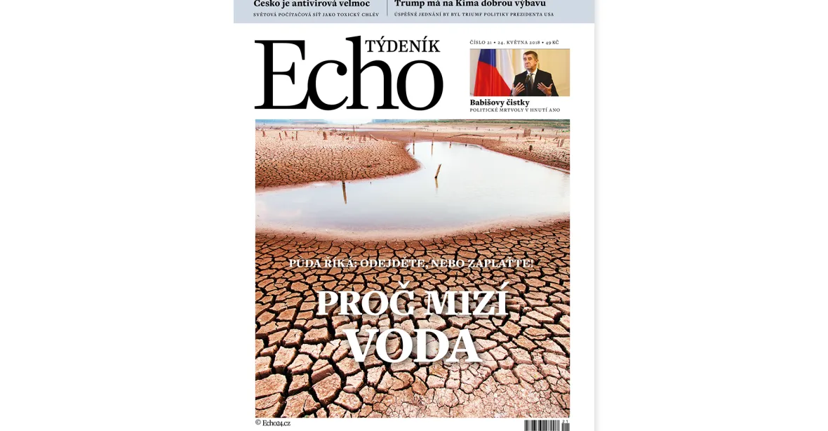 Týdeník Echo: Ministři ANO na odchodu, kdo může za drahé byty a proč mizí voda