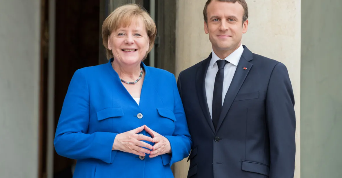 Merkelová a Macron našli shodu na rozpočtu eurozóny
