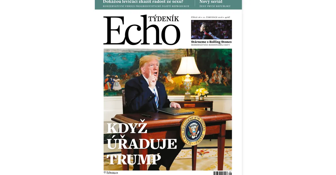 Týdeník Echo: Trumpova ekonomika, Šiktancova poezie a političky první republiky