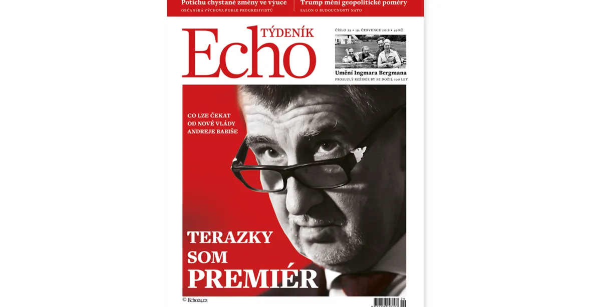 Týdeník Echo: Babiš píše dějiny, brexit bude, NATO, Bergman a brněnské mumie