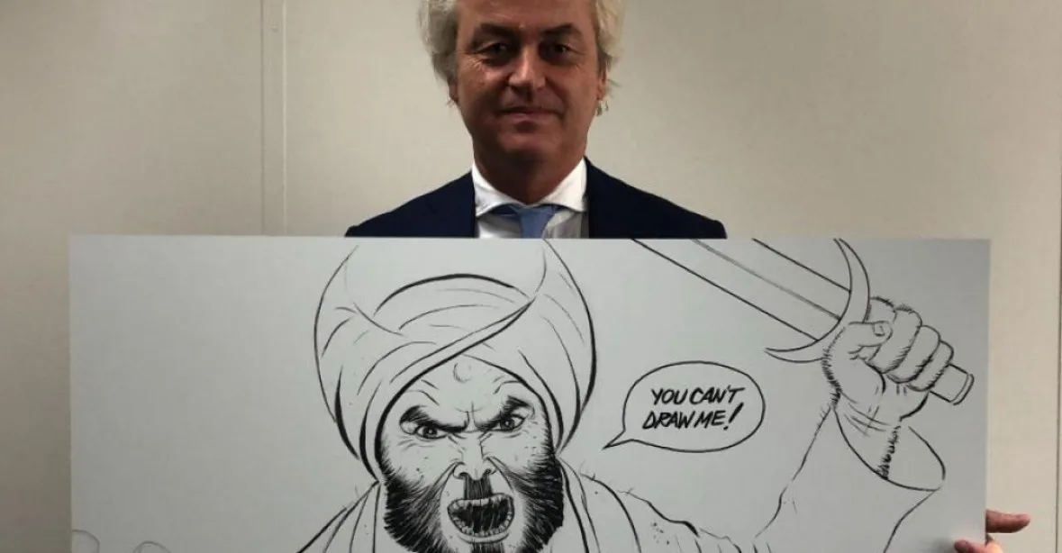 Wilders zrušil svou soutěž Mohamedových karikatur. Hrozba útoků byla příliš vysoká