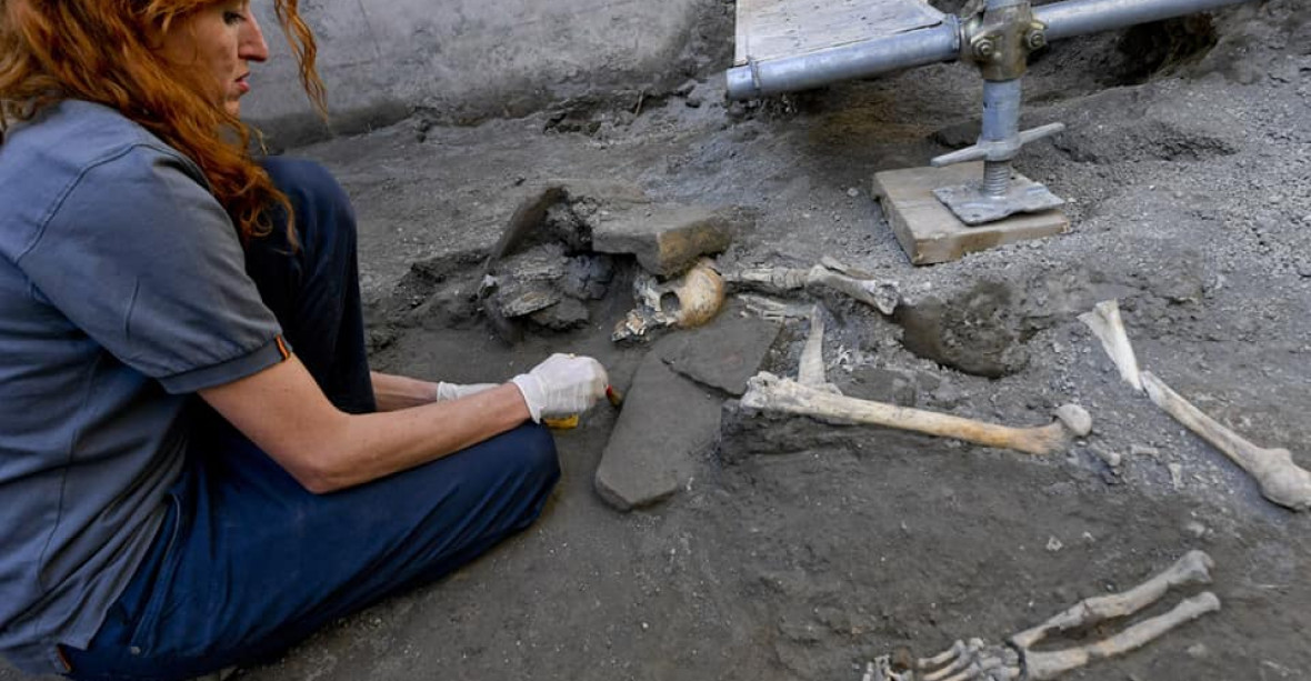 Šokující objev: V Pompejích nalezli ostatky dalších obětí výbuchu Vesuvu