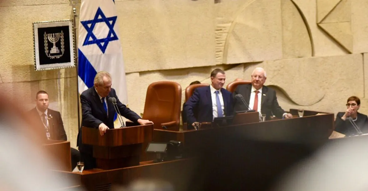 „Nejsem diktátor, bohužel.“ Zeman v Izraeli slíbil, že udělá vše pro českou ambasádu v Jeruzalémě