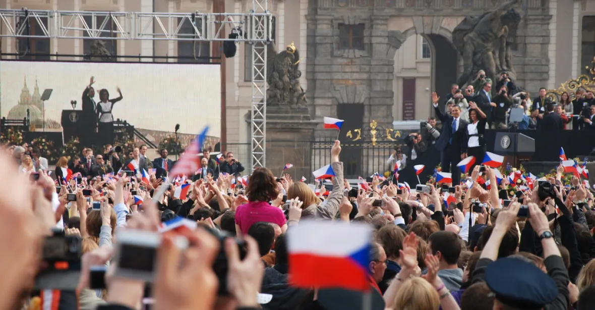 Obamová přiznala, že si nepamatuje návštěvu Prahy