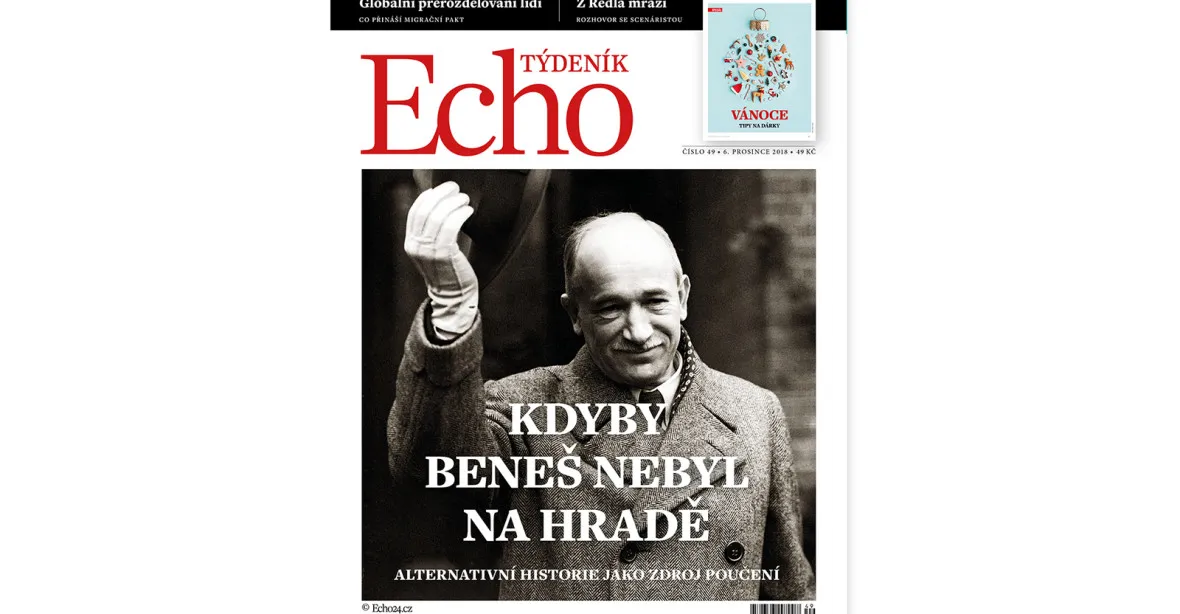 Týdeník Echo: Alternativní historie, migrační pakt a scenárista televizního Rédla