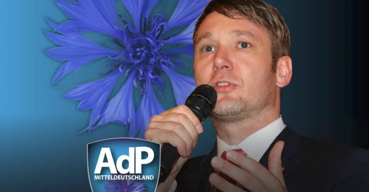 Bývalý člen AfD zakládá novou stranu a jde do voleb. Jako logo zvolil symbol rakouských nacistů