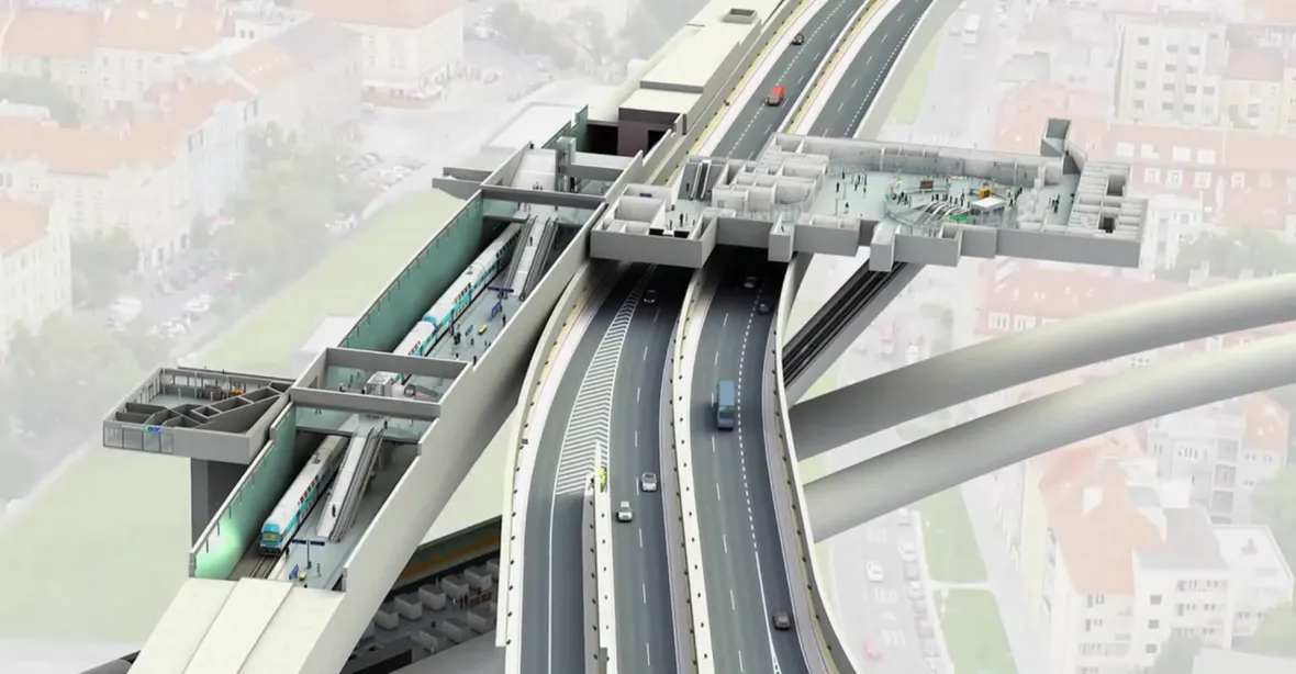 VIDEO: Trať na letiště povede tunely pod Střešovicemi