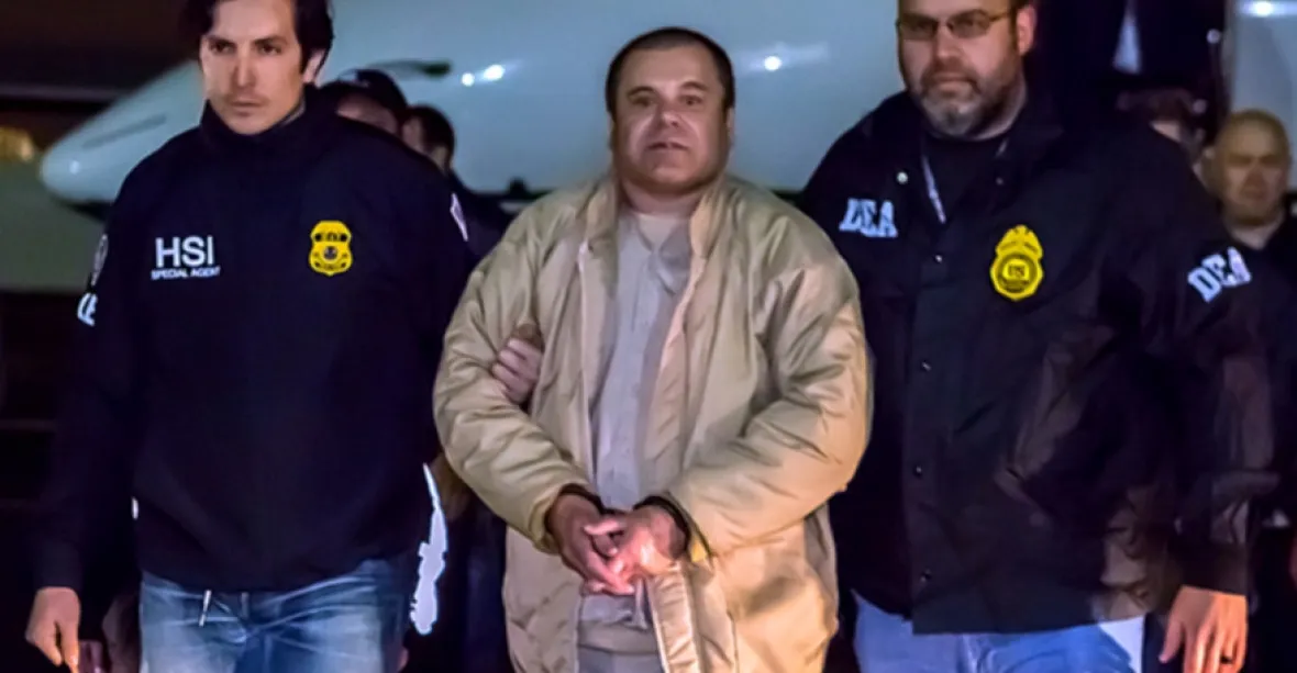 Narkobaron Prcek Guzmán dostal v USA doživotí, do země přepravil tuny drog