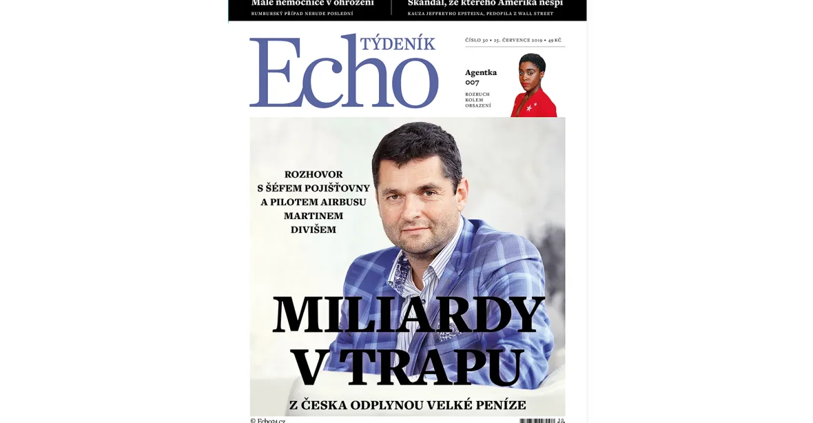 Týdeník Echo: Malé nemocnice v ohrožení, pedofil z Wall Street a občan car