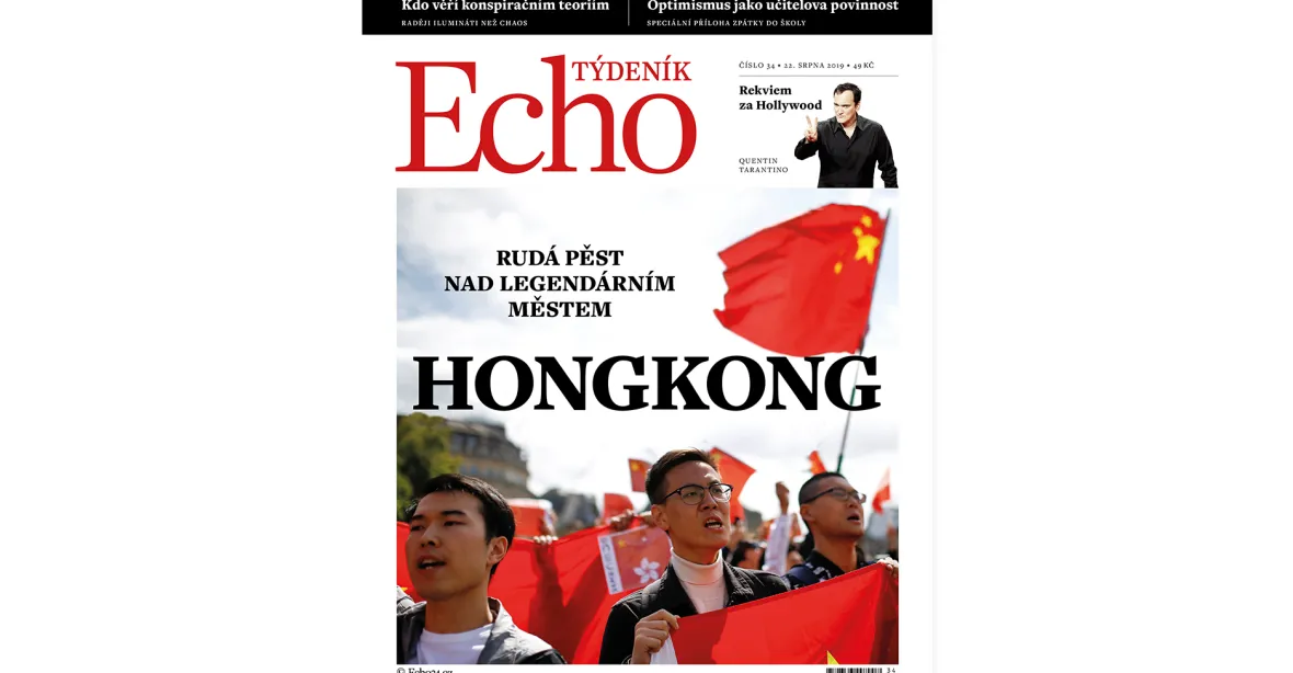 Týdeník Echo: Čína a Orwell, proč věříme konspiracím, Tarantinovo rekviem za Hollywood