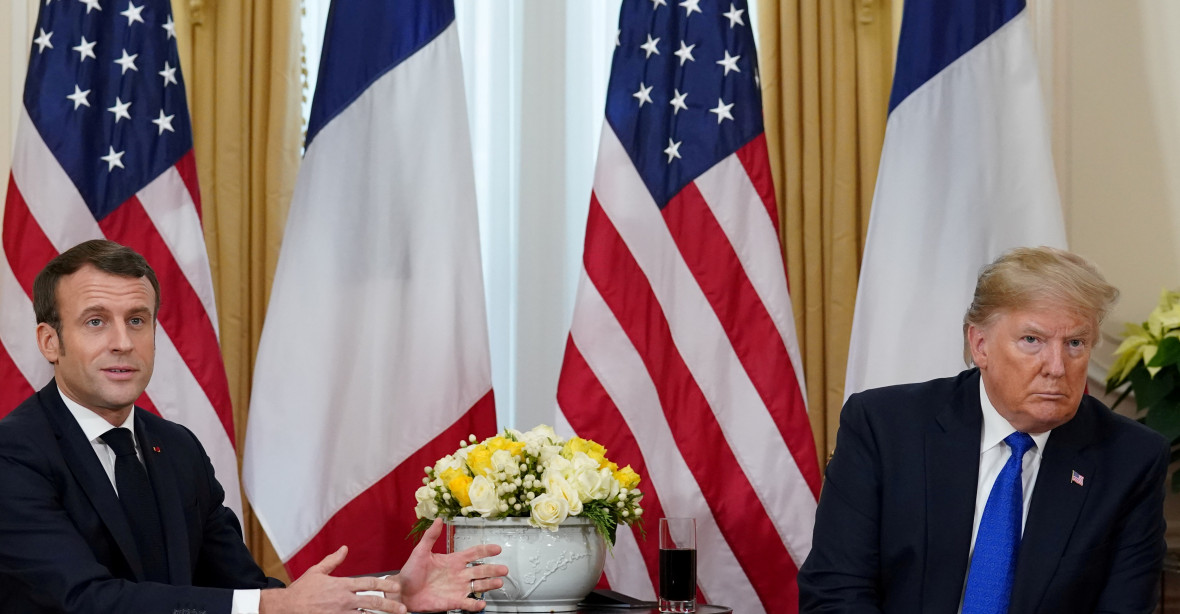 Chladná atmosféra. Setkání Trumpa s Macronem odhalilo odlišné pohledy na NATO