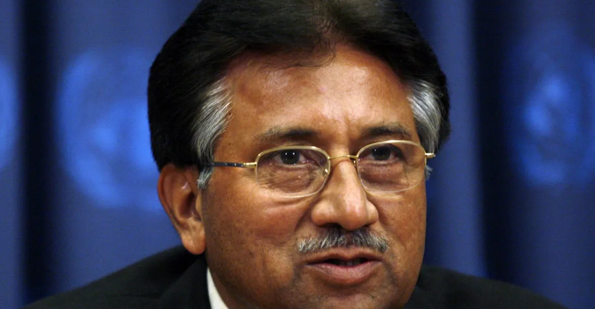 Bývalý pákistánský prezident Mušaraf byl za velezradu odsouzen k trestu smrti