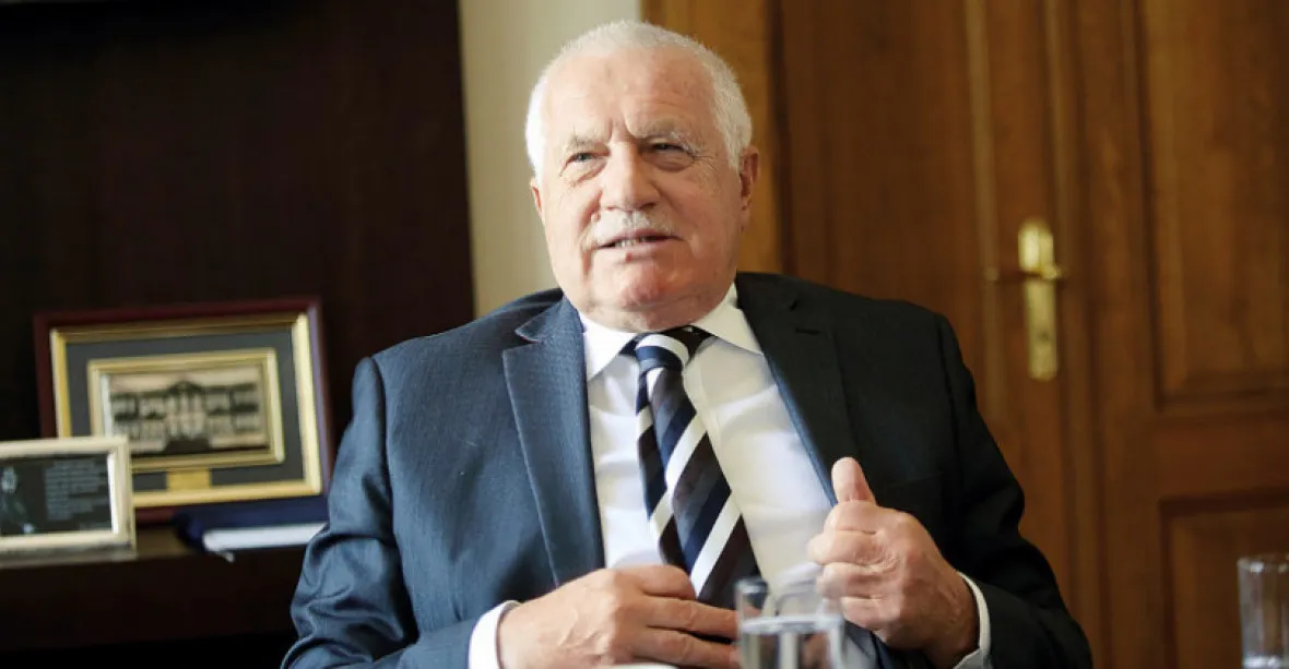 Václav Klaus: Obrovská síla lidí bez jakékoli zodpovědnosti