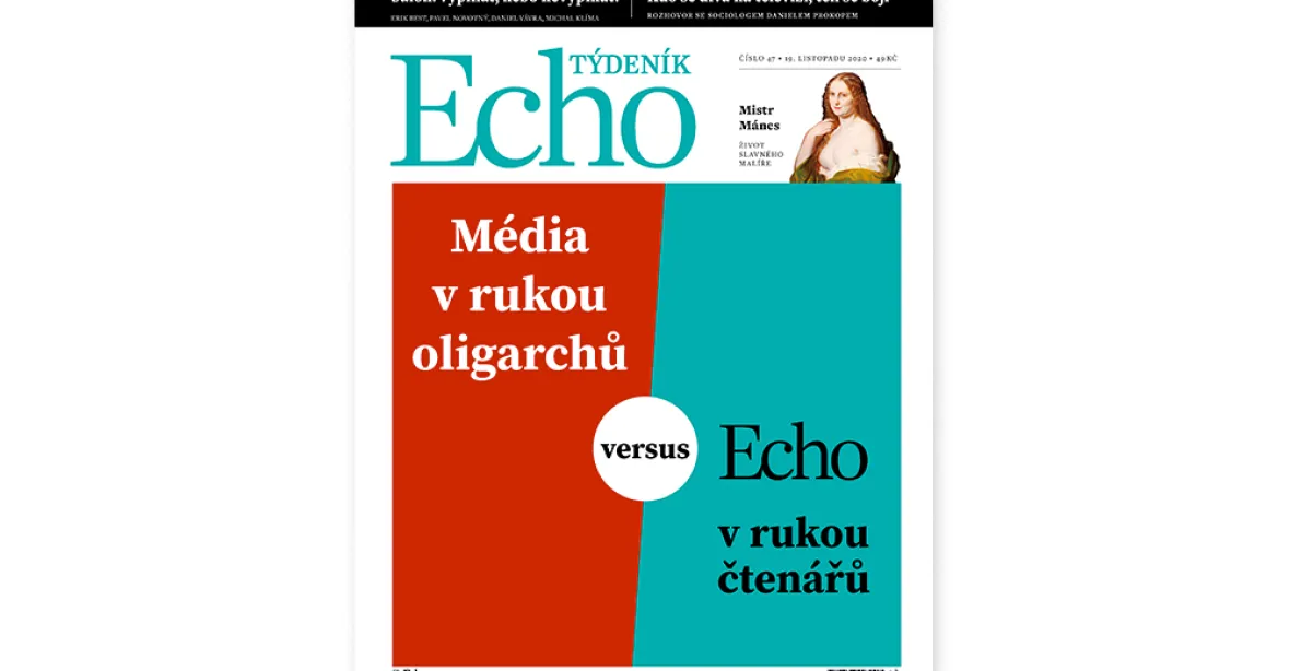 Týdeník Echo v rukou čtenářů, koho straší televize a tlačítko vypínající tok informací