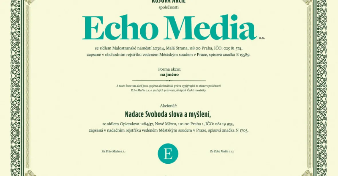 Startuje projekt „Echo v rukou čtenářů“