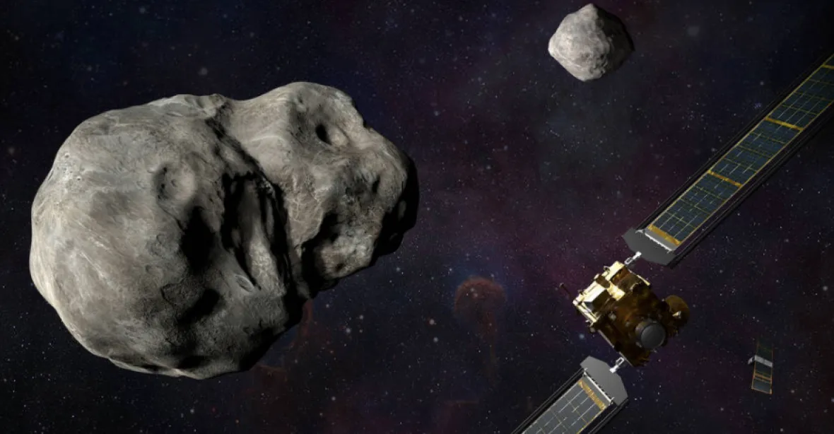 VIDEO: NASA testuje ochranu Země před asteroidem. Svým satelitem se chystá narazit do planetky