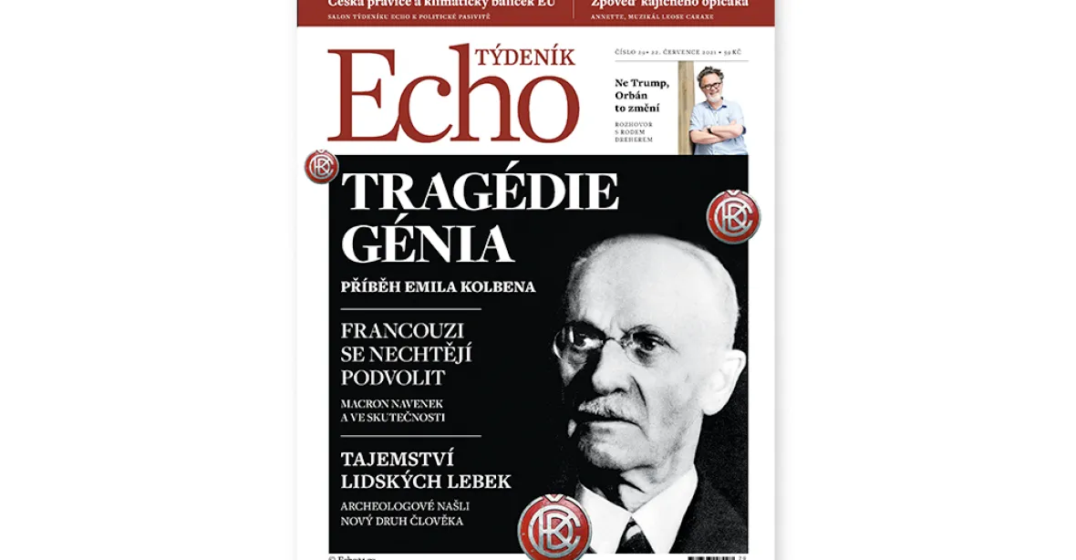 Týdeník Echo: Tragédie génia Kolbena, Francie proti progresivismu, tajemství lidských lebek
