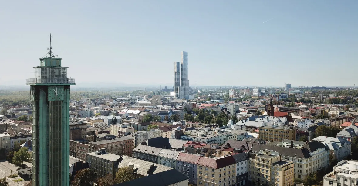 Ostrava chce mít nejvyšší budovu v Česku. Budou jí tvořit dvě věže
