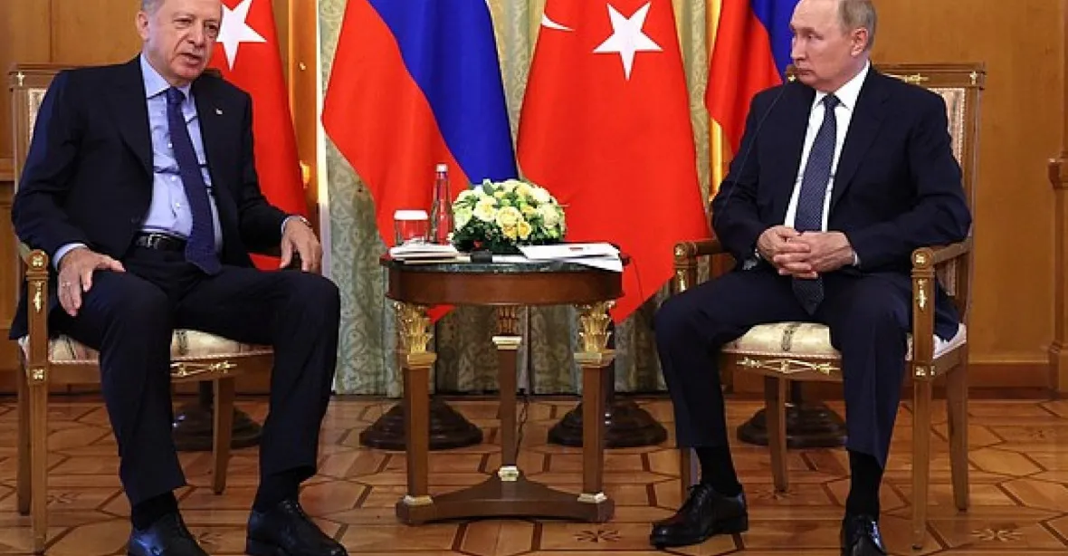 Pět tureckých bank se připojí k ruskému systému, dohodl Erdogan s Putinem