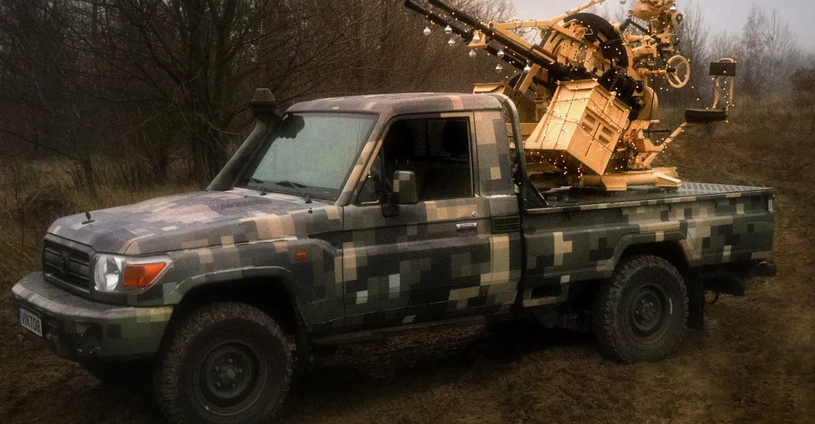 Vánoční Dárek pro Putina. Češi se složili na 15 protileteckých kanónů určených Ukrajině