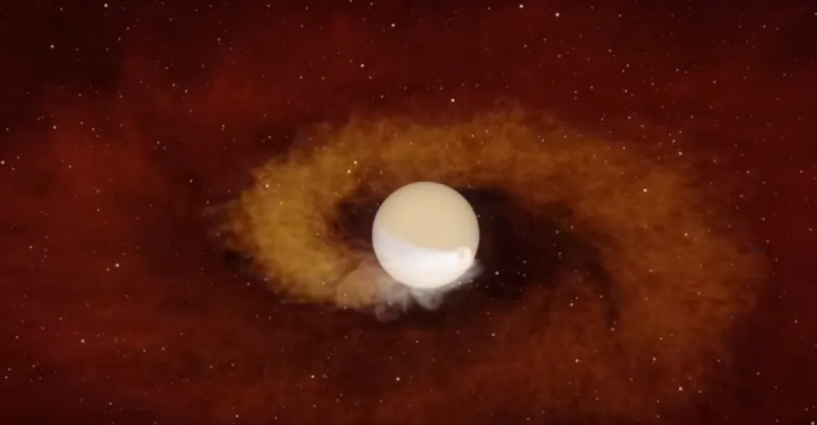 VIDEO: Takto vypadá konec světa. Vědci poprvé pozorovali pohlcení planety hvězdou
