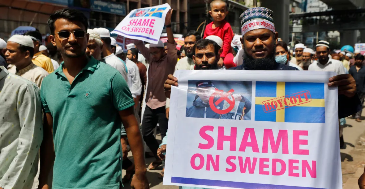 Švédové se po útoku v Bruselu bojí. Terčem islamistů jsou kvůli pálení koránu
