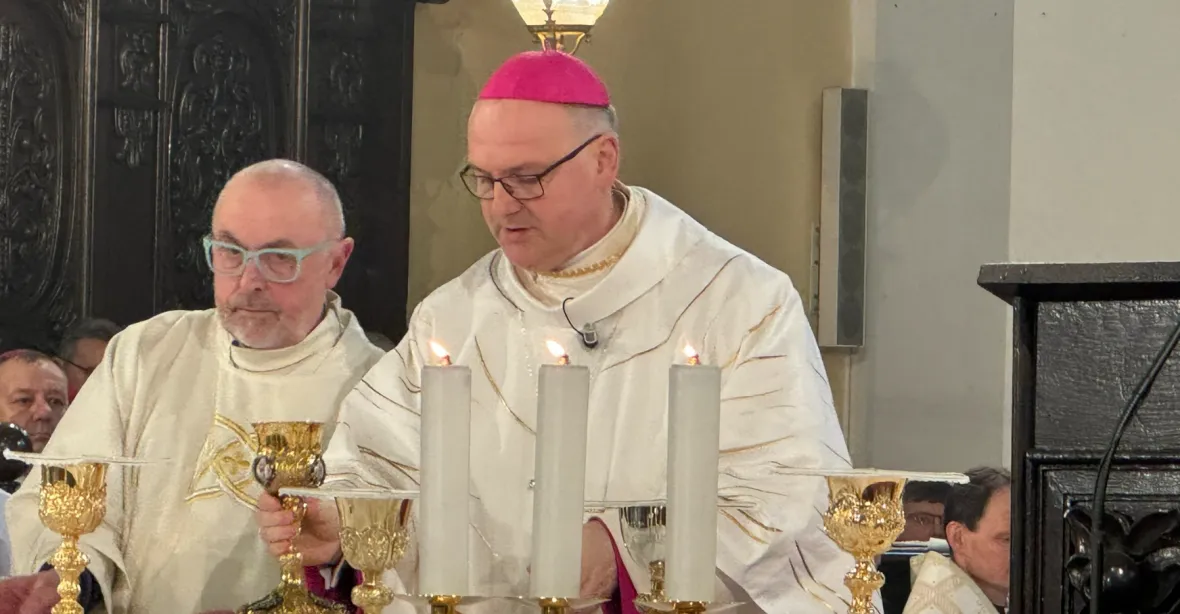 Stanislav Přibyl se oficiálně ujal úřadu litoměřického biskupa