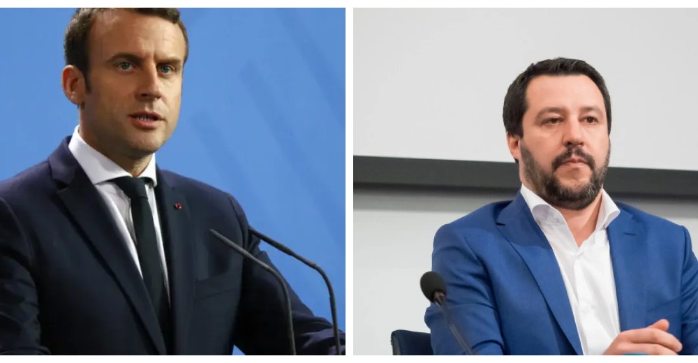 „Macron je nebezpečný a musí se léčit,“ uvedl na adresu francouzského prezidenta Salvini
